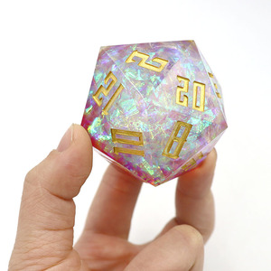 Nhà Sản Xuất Tùy Chỉnh 20 Mặt <span class=keywords><strong>Dice</strong></span> Set Lớn D20 <span class=keywords><strong>Dice</strong></span> Nhựa <span class=keywords><strong>Dice</strong></span> Cho Dungeon Và Dragons Trò Chơi - Product Image 2
