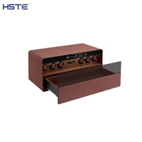 Boîte à montres automatique avec affichage LCD, rotation, verrouillage par empreinte digitale, moteur, plan de conception, cuir PU numérique, rangement, quincaillerie