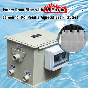 Cowater <span class=keywords><strong>prix</strong></span> d'usine 2640 GPH filtre à tambour rotatif avec <span class=keywords><strong>lampe</strong></span> <span class=keywords><strong>UV</strong></span> 220V système de traitement de l'eau <span class=keywords><strong>pour</strong></span> étangs Koi et piscicultures - Product Image 5