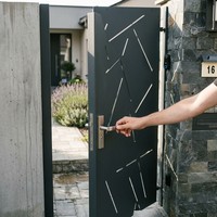 Panneaux de clôture décoratifs en aluminium découpés au laser sur mesure YISHANG pour jardin, piscine et villa