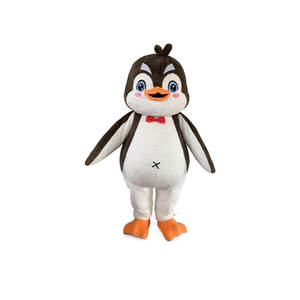 Kinqee inflable pingüino mascota disfraz MOQ es 1 Uds dibujos animados Animal Cosplay Halloween Navidad para mascota adulta - Product Image 2