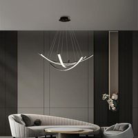 Lustre LED de luxe pour hôtel, salle de séjour, chambre à coucher, design européen moderne, décoration intérieure