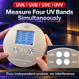 Radiómetro UV Multibanda LS138 con Software para PC para Monitoreo de Intensidad, Energía y Temperatura de Lámparas de Curado - Product Image 3
