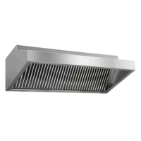 Peralatan Dapur Komersial Kompor Stainless Steel Penghisap Asap Ventilasi Hood Restoran Hotel Penghisap Asap Dapur
