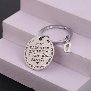 <span class=keywords><strong>Porte</strong></span>-clés <span class=keywords><strong>Porte</strong></span>-clés transfrontalier <span class=keywords><strong>à</strong></span> MY SON/DAUGHTER <span class=keywords><strong>Porte</strong></span>-clés lettrage Cadeau créatif (support de commande) - Product Image 4