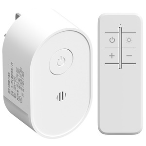 Smart Night Light Led Warm White <b>Plug</b> In With <b>Remote</b> <b>Control</b> For Bedroom Bedside Use - Product Image 2