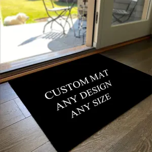 Outdoor Front Rugs Mats Indoor Welcome Mats Entrance Rubber Sublimation Custom Door Mat