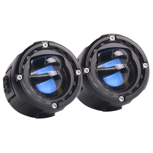 SANVI S21 Lampe de travail <span class=keywords><strong>LED</strong></span> Accessoires de voiture Phare <span class=keywords><strong>LED</strong></span> Phare de moto Projecteur Double couleur Fonction clignotante - Product Image 5