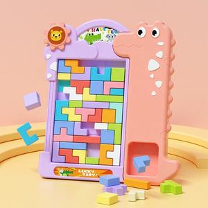 Nuevo Juguete de Bloques de Construcción de Cocodrilo, Rompecabezas de Tangram Colorido, Bloques de Apilamiento, Juego de Rompecabezas de Plástico, Juego de Ingenio - Product Image 2