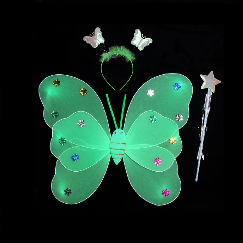 Kid/ Adults Led Lights shinning butterfly wing for costume and party