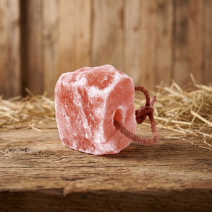 Lèvres de sel de vache de l'Himalaya naturelles de haute qualité, en forme de cube, à suspendre sur une corde, pour l'alimentation des chevaux et des chiens - Product Image 1