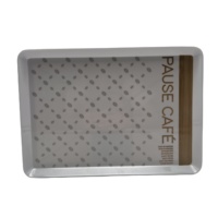 Plateau de service en mélamine à impression personnalisée plateau en mélamine de Noël personnalisé plateaux rectangulaires en mélamine en vrac