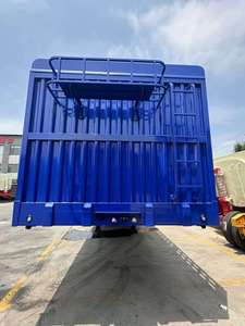 รถพ่วงบรรทุกปศุสัตว์ 5 เพลา แบบมีรั้วเหล็ก ขนาด 60-80 ตัน พร้อมขาย - Product Image 2