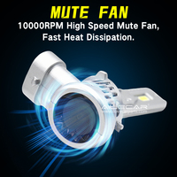 Bombilla LED para Faros Delanteros AILECAR J1L30 9005 HB3, 12V 32W 3100LM 6000K, Enchufar y Usar, Súper Brillante, Reemplazo de Luz Alta