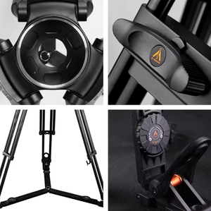 Trépied professionnel EG-15A2 pour caméras vidéo, trépied pour appareil photo reflex numérique - Product Image 2