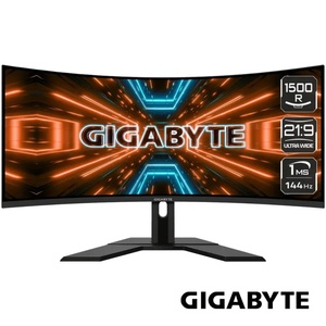 G34WQC จอภาพสำหรับเล่นเกมแบบโค้งขนาด34นิ้ว-แผงขนาด3440x1440 144Hz VA | 1500R ได้กว้างมาก HDR400ตัวยึด VESA - Product Image 1