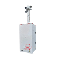 Menara CCTV Portabel 6m Manual, Unit Pengawasan Bergerak dengan Sertifikasi CE Tahan Air Model ENWEI DB untuk Acara Olahraga