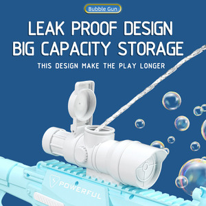 Automatic Shooting <strong>Electric</strong> Water Gun Toy Party Swim Pool Play Big Bubble Maker Machine 2 in 1 Bubble Water Guns for Summer Game - Product Image 3