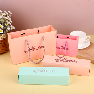 In Stock Wholesale Cardboard Boxes For Food Packaging Boxes Round Macaroon Gift Macaron Packaging Box