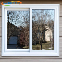 Ventana Corredera de Aleación de Aluminio con Garantía de 5 Años del Fabricante, Vidrio de Doble Panel Ecológico con Certificación CE para Proyectos Residenciales y Hoteleros