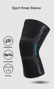 Penyangga Lutut Rajut Fleksibel Laris Manis, Penopang Lutut Kompresi untuk Nyeri Lutut, Pelindung - Product Image 2