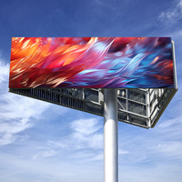Pantalla LED para Exteriores de Alto Brillo, Impermeable IP65, Panel de Pantalla LED Digital Fijo, Video Wall para Publicidad