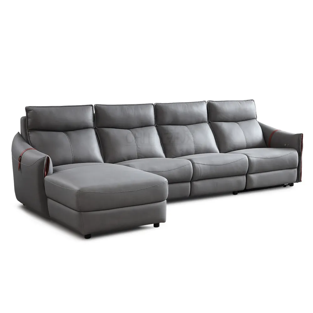 CH9007 alta habitación cómoda casa sofá reclinable sofá de la esquina de