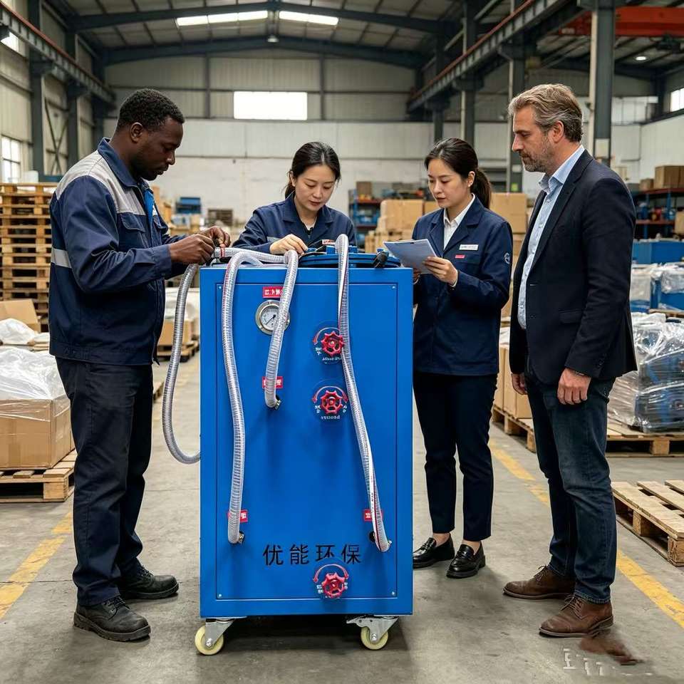 Mobile Waste Oil Filtration System Waste Engine Oil Sludge Removal ...