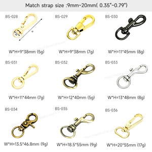 Crochet <span class=keywords><strong>de</strong></span> fixation pour collier <span class=keywords><strong>de</strong></span> chien, sac à main, bandoulière, ceinture, clip <span class=keywords><strong>de</strong></span> déclenchement, accessoires spéciaux pour sacs, vente en gros - Product Image 2
