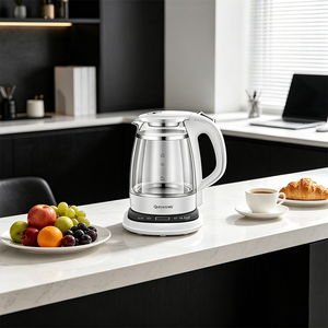 <b>Temperature</b> <b>Control</b> Boil-Dry Automatic Switch Household Glass Cordless <b>Kettle</b> Wholesale Glass <b>Kettles</b> - Product Image 2