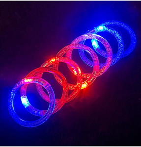 Bracelet LED <span class=keywords><strong>lumineux</strong></span> à bulles LED bon marché, changement de couleur multicolore, bracelet <span class=keywords><strong>lumineux</strong></span> clignotant pour fête néon, Halloween - Product Image 3