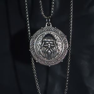 Collier Gothique Original avec Pendentif Tête de Mort, Style Punk Hip Hop Biker Rock, en Acier Inoxydable, Accessoires Tête de Fantôme, Bijoux pour Hommes - Product Image 6