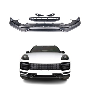 Protector de Parachoques Delantero de Fibra de Carbono Tecat para Cayenne Turbo, Modificación de Automóvil 2018-2023 - Product Image 1