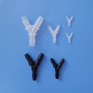 Pp chấ<span class=keywords><strong>t</strong></span> liệu y <span class=keywords><strong>t</strong></span>ế cấp nhựa <span class=keywords><strong>t</strong></span> hình dạng Doanh 3 cách ống nối dòng chảy phụ kiện đường ống - Product Image 3