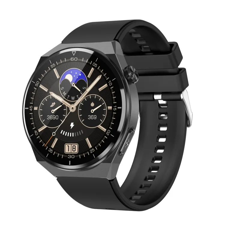 Смарт-часы TK20 с силиконовым ремешком 1,39 дюймов, поддержка ЭКГ/удаленного ухода за семьями, Смарт-часы для Android