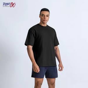 Áo thun thể thao nam chất lượng cao, cotton, may đo, kiểu dáng rộng, size lớn, in kỹ thuật số, chất liệu dệt kim thể thao - Product Image 2