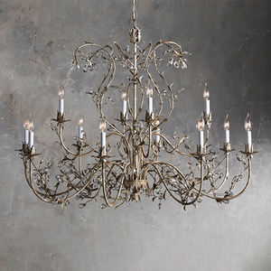 Luminaire américain vintage en cristal pour villa, chambre à coucher, intérieur, lustre <span class=keywords><strong>grand</strong></span> salon - Product Image 1