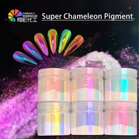 Pigmento Apex Vivid Pure Fine Super Chameleon, Polvo que Cambia de Color, Multichrome, para Diseños de Uñas Especializados, Arte en Resina de Lujo