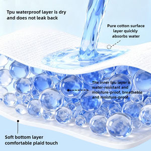 Yeni tasarım % 100% pamuk 2 katmanlı örme kumaş işık yumuşak baskılı bebek önlükler Snap düğmesi Drool besleme nefes yenidoğan önlükler - Product Image 5