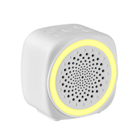 Machine à bruit portable en plastique pour bébés et adultes, puissante, sur batterie, 26 sons apaisants RVB, thérapie du bruit blanc, format voyage, 20+ sons