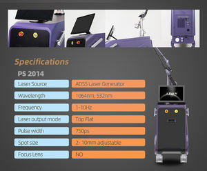 เลเซอร์พิโคเซคันด์ ADSS 750ps สำหรับลบรอยสักทุกสี กำจัดเม็ดสี - Product Image 5