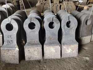 Hochmangan-Stahl Guss-Hammermühlen-Schläger Goldbrecher Legierung Verschleißfest für den Bergbau - Product Image 3