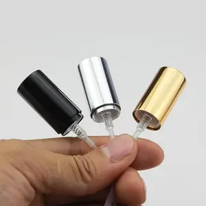 Factory direct sale bottle atomize with cap Anodized aluminum spray head for cosmetic bottles