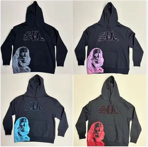 เสื้อฮู้ดดี้ SDL 2 ผ้าฝ้าย 100% ระบายอากาศได้ดีสำหรับฤดูหนาว สไตล์ฮิปฮอป ผลิตตามสั่ง เสื้อฮู้ดดี้ผู้ชาย - Product Image 2