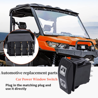 Interrupteur de lève-vitre électrique universel pour Can-Am Defender HD8 HD10 UTV 4x4, 8 broches DPDT (ON)-Off-(ON) Interrupteur à bascule momentané 710004979