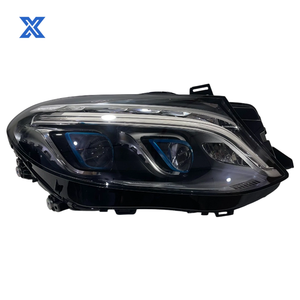 2015 2016 <span class=keywords><strong>2017</strong></span> 2018 2019 pour Mercedes GLE W166 Phares à LED Cercle bleu GLE320 GLE350 GLE400 GLE500 A1669061503 A1669061603 - Product Image 1