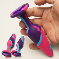 Jouets anaux en silicone ornés de pierres, stimulateurs sensoriels pour hommes et femmes, jouets sexuels anaux