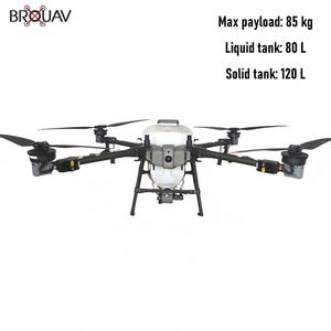 Usine chinoise de pointe de drones agricoles T100 Fumigador Dron Agricola pour l'agriculture, prise en charge OEM ODM - Product Image 2