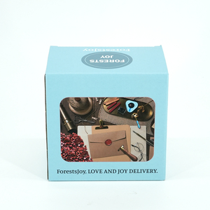 Boîte d'emballage carrée en carton bleu personnalisée pour kit de raviolis, fournisseur direct d'usine pour ensemble d'équipements de fabrication alimentaire en gros - Product Image 1