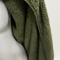 Femmes décontracté chaud à manches longues en peluche Teddy manteau nouvelle Collection d'automne plaine teint pardessus veste en gros
